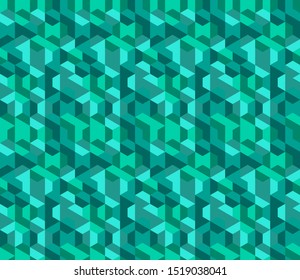 Hexagon seamless pattern. Geometric abstract polygonal mosaic. Decorative backdrop for wallpaper, pattern fills, web page background, surface textures.