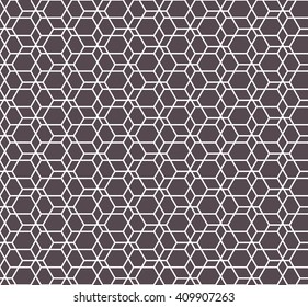 hexagon seamless pattern. islamic background. abstract modern tile. vector illustration. design for the background display, flyers, brochures fabric, clothes, texture, textile pattern. grey color