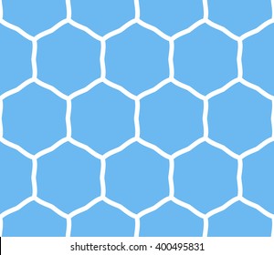 Hexagon seamless pattern. Vector honeycomb hexagon seamless pattern. Stylish wrapping with hexagons. Minimalistic background.