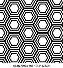 hexagon seamless pattern vector illustration