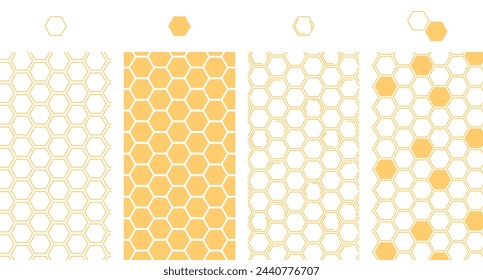 Hexagon seamless pattern,abstract line drawing.Seamless texture with honeycombs,hexagons doodle style hand drawing. Modern abstract background for wallpaper design,wrapping, cover paper, fabric