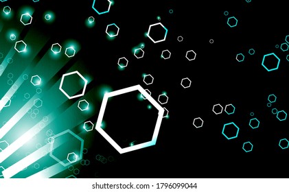 hexagon shape abstract background, hexagon vector background, hexagon abstract illustration