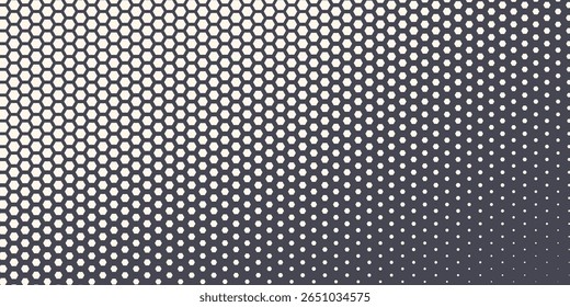 Hexágono Formas Vetor Tecnologia Geométrica Abstrata Retrowave Sci-Fi Textura Isolada no Fundo da Luz. Meio-Tom Hex Retro Padrão Simples. Estilo mínimo 80s Dynamic Tech Wallpaper
