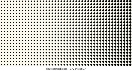 Hexágono Formas Vetor Tecnologia Geométrica Abstrata Retrowave Sci-Fi Textura Isolada no Fundo da Luz. Meio-Tom Hex Retro Padrão Simples. Estilo mínimo 80s Dynamic Tech Wallpaper