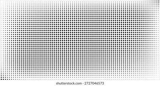 Formas hexagonales Vector Tecnología geométrica Abstractas Oscilación de onda aislada sobre fondo claro. Patrón simple retro hexagonal de semitono. Minimal 80s Style Fondo de pantalla técnico dinámico

