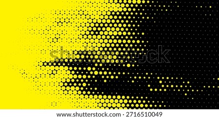 Hexagon Shapes Vector Abstract Geometric Technology Retrowave Sci-Fi Texture Isolated on Light Background. Halftone Hex Retro Simple Pattern