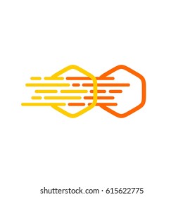 Hexagon Speed vector Logo Template Illustration Design. Vector EPS 10.