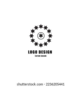 Hexagon star Logo Design, can be used for icon