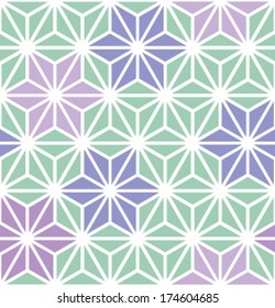 Hexagon Starburst Lines Geometric Seamless Background Pattern