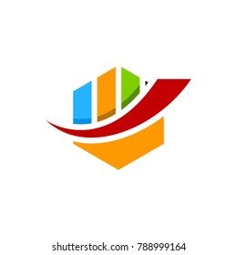 hexagon statistic financial logo
