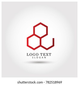 Hexagon Symbol & icon Logo Vector Template