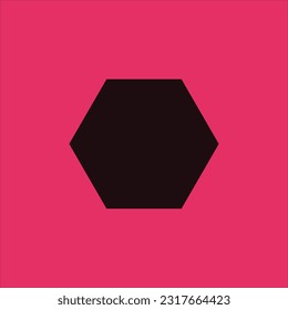 Hexagon symbol of vector calculation hexagonal six sided polygon hexagon line