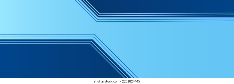 Fondo de diseño de Bandera Grande Geométrica Hexagon Tech Light Blue Memphis