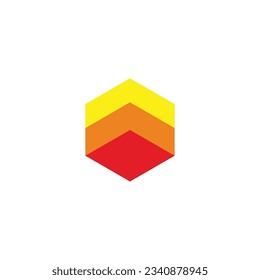 Hexagon, technology, background geometric symbol simple logo vector