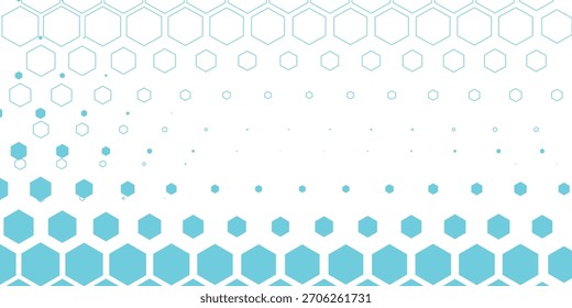 Hexagon Technology Element Design. Hexagon Konzept Design abstrakte Technologie Hintergrund. Abstraktes blaues Sechseck Konzept Hintergrund