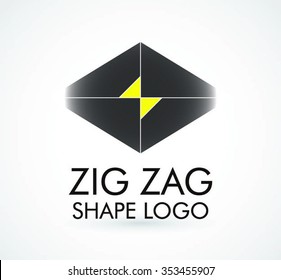 Hexagon technology of future energy abstract vector and logo design or template power alternative business icon of company identity symbol concept