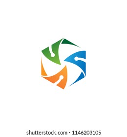 hexagon technology logo