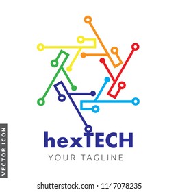 Logotipo/icono de la tecnología Hexagon