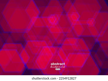 hexagon tile gradient red violet background for advertisement banner brochure website landingpage  notebook cover vector eps 