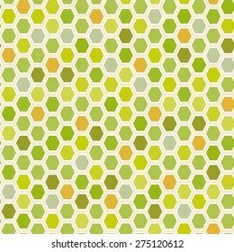 Hexagon tiles. Abstract vector pattern