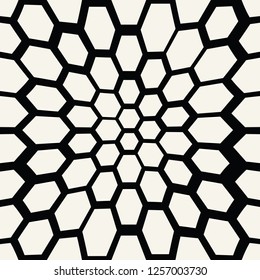 hexagon trippy seamless pattern, minimal geometric background print texture