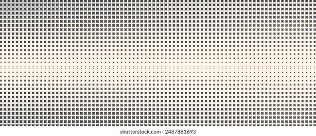 Hexagon Vector Abstract Geometric Technology Background. Halftone Hex Retro Simple Pattern. Minimal Style Dynamic Tech Wallpaper