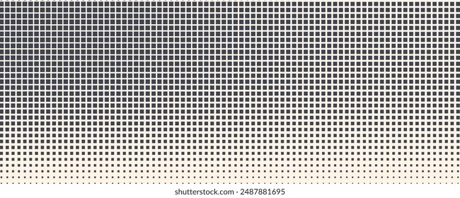 Hexagon Vector Abstract Geometric Technology Background. Halftone Hex Retro Simple Pattern. Minimal Style Dynamic Tech Wallpaper