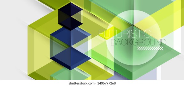 Presentación de negocios de vectores de hexagón o plantilla de folletos, diseño moderno de tecnología, ilustración de vectores