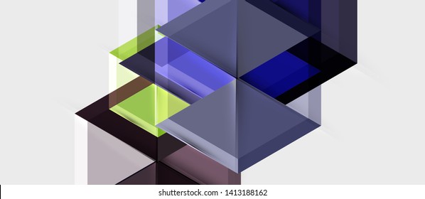 Presentación de negocios de vectores de hexagón o plantilla de folletos, diseño moderno de tecnología, ilustración de vectores