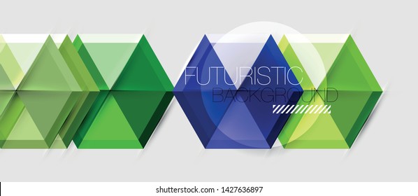 Hexagon vector business presentation or brochure template, technology modern design, vector illustration