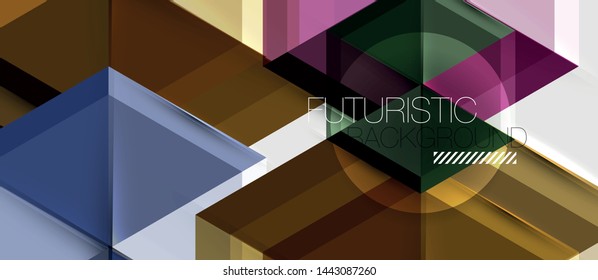 Presentación de negocios de vectores de hexagón o plantilla de folletos, diseño moderno de tecnología, ilustración de vectores