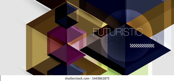 Hexagon vector business presentation or brochure template, technology modern design, vector illustration
