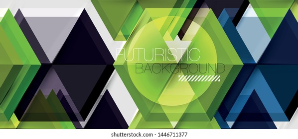 Hexagon vector business presentation or brochure template, technology modern design, vector illustration