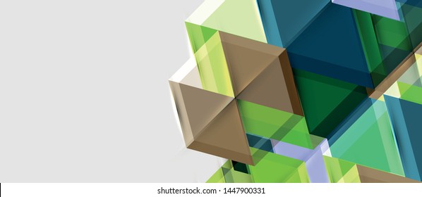Presentación de negocios de vectores de hexagón o plantilla de folletos, diseño moderno de tecnología, ilustración de vectores
