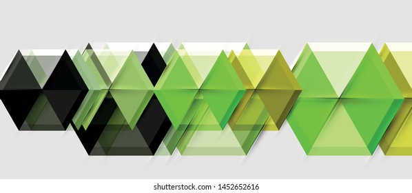 Presentación de negocios de vectores de hexagón o plantilla de folletos, diseño moderno de tecnología, ilustración de vectores