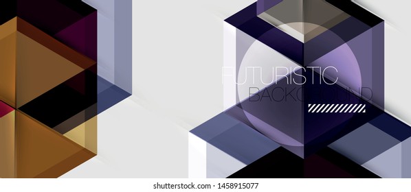 Hexagon vector business presentation or brochure template, technology modern design, vector illustration