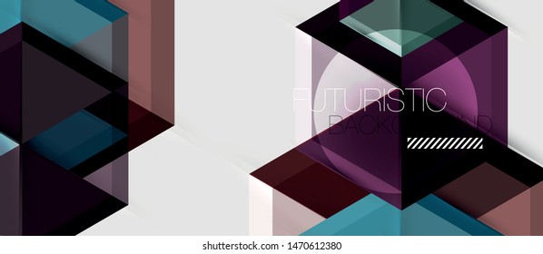 Hexagon vector business presentation or brochure template, technology modern design, vector illustration