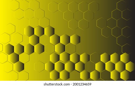 Hexagon Vector design Honeycomb Style graphic good for Business, Travel, Web