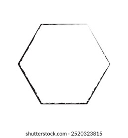 Hexagon vector icon. Outline Filled Vector Sign . . isolated transparent . arrows . data exchange . digitization . technology . black and white outline and filled version . eps10 .