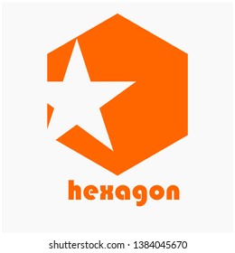 Hexagon vector logo suitable for companies
