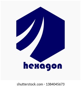 Hexagon vector logo suitable for companies