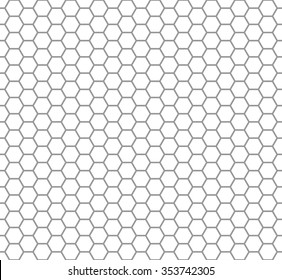 Hexagon Vector Pattern Background With Monochrome.football Pattern