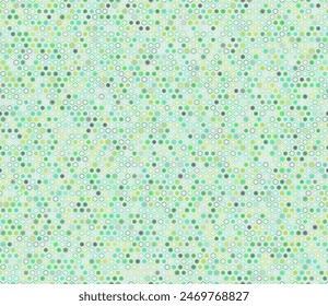 Hexagon vector pattern. Geometric elements of varied style and color. Small hexagon geometric shapes. Tileable pattern. Seamless background. Nice vector illustration.