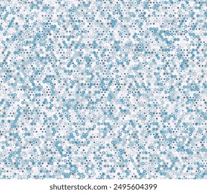 Hexagon vector pattern. Geometric shapes of varied style and color. Small hexagon shapes. Tileable pattern. Seamless background. Nice vector illustration.