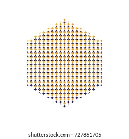 hexagon volume from dots