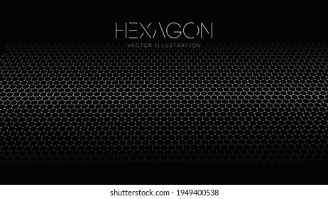 Hexagon wave vector template. Modern 3d graphic geometric background. Digital technology web flow abstract background. EPS 10.