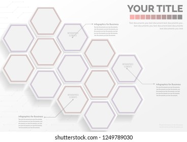 Hexagon web design.Hexagonal geometric abstract background, creative minimal design.business.
