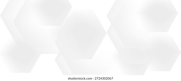 Fondo geométrico blanco hexagonal con Formas de diamante y triángulo diseño de patrón en capas