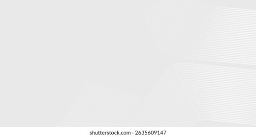 Hexagon white gray wave light technology texture background. Abstract big data digital concept simple art modern abstract