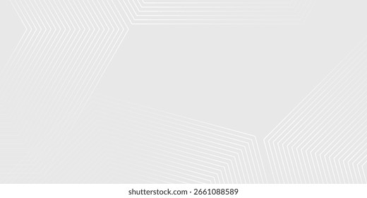 Fondo de textura de tecnología de luz de onda gris blanco hexagonal. Abstractas concepto digital de big data arte simple abstracto moderno